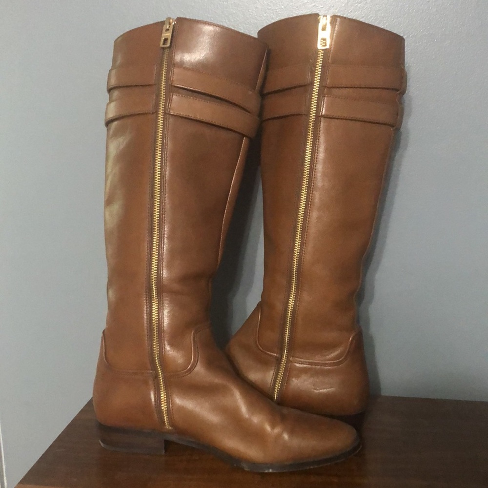 Coach Brown Over the Knee Boots - Picture 7 of 16